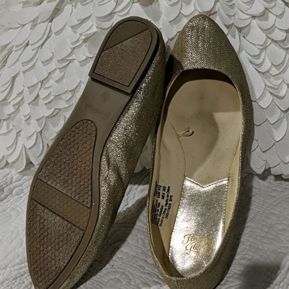 Gold shimmer flats - Picture 4 of 4